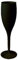 Belgravia Black or White Plastic Re-useable Champagne Glasses Pack 6’s (Black)