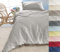 Wohnen & Accessoires GmbH & Co. KG Leinen-Bettwäsche-Set Sintra 100% Leinen aus Portugal, 2-teilig Bettbezug und Kissenbezug (2tlg. 155x220cm + 40x80cm, Platingrau)