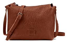 Biba Tasche für Damen aus echtem Leder, Umhängetasche Leather Chester Texas CHR5L, Langen Griff, Reißverschluss, Echtes Schaffell, Lederfarbe