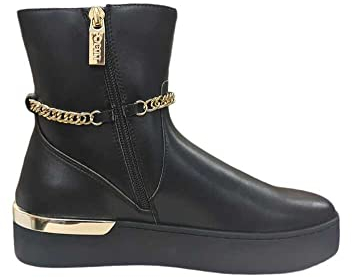 Liu Jo Silvia 76 Mid, Stivaletto da Donna in Pelle (Nero, numeric_35)