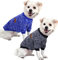 HuaLiSiJi Hundepullover Kleine Hunde Chihuahua Pullover Hunde Hoodie, Elastizität Der Stoff ist Ziemlich Bequem Weich und Warm Leicht zu Tragen (Dark Blue+Navy Blau, S)