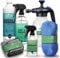 bio-chem Caravan Außen-Pflege Set 6-teilig | 1L Caravan-Reiniger + 1x 750ml Regenstreifen-Entferner 1x 750ml Acryl- und Plexiglasreiniger + Zubehör | für Wohnmobil, Wohnwagen