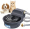 67OZ Automatic Dog Water Dispenser Patented Dog Water Bowl Dispenser Fits 3/4'' GHT Faucet Automatic Water Dispenser for Dogs Cats Chicken Waterer Outdoor Waterer Bowl Include 5Ft Water Hose