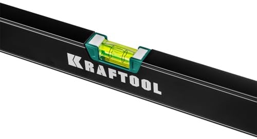 Kraftool Wasserwaage aus Aluminium, Länge 100 cm, mit Magnet, 3 Libellen