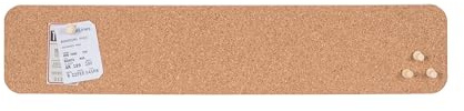 Bi-Office Eco Rahmenlose Korktafel, 50x10 cm, Doppelseitiger Naturkork, Streifen, Rahmenlos
