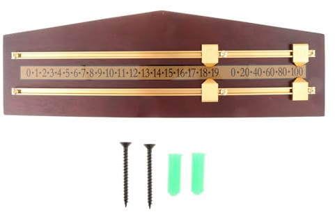 Perfeclan Snooker-Billard-Anzeigetafel, Billard-Punktezähler, Berechnungszahlen-Tools, Spieler-Shuffleboard-Anzeigetafel, Snooker-Anzeigetafel, Rot