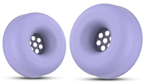 POZCIS Silicone Ear Pads Compatible with JBL Tune 520BT Headphones, Sweat-Proof and Washable Earpads Covers Accessories for JBL Tune 520BT Headphones(Purple)