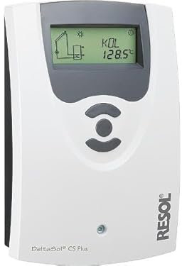 Resol Solarregler DeltaSol CS Plus mit vier Fühler (2 x FKP6 und 2 x FRP6)