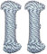 Future 213106 Cordon tressé polypropylène Tricolore 5 mm x 10 m (Lot de 2)