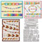GLOBLELAND Freundschaftsarmbänder Spitzen Stanzformen Für DIY Scrapbooking Metall 26 Buchstaben Rand Stanzformen Zahlen Rahmen Stanzungen Für Kartengestaltung Prägung Fotoalbum Basteln Dekor
