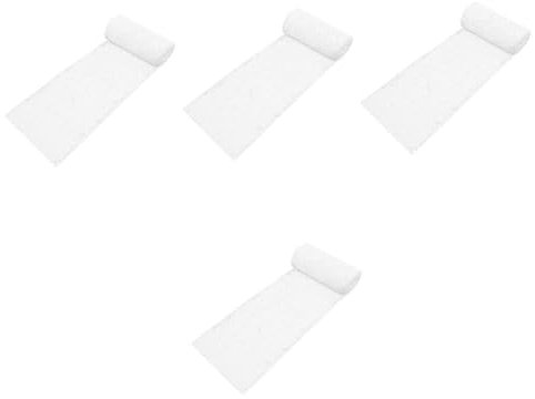 OSALADI 4 Panno modellante intonaco di stoffa di gesso montagna che modella il tessuto panno da pranzo stoffa per formare una montagna fai da te tela di gesso bianca