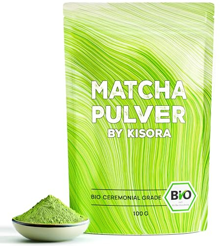 Ceremonial Matcha BIO Qualität 100g Grüntee 100% Organic Grüntee Matcha Pulver