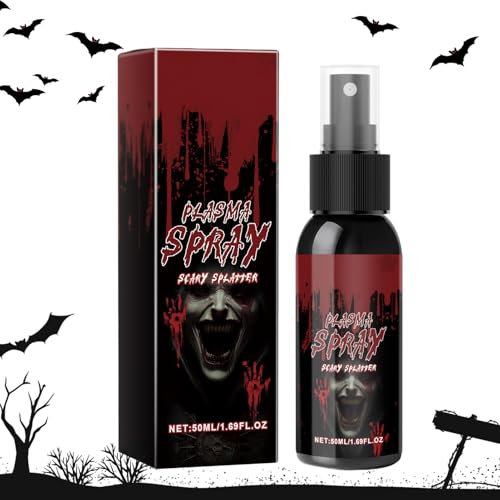 Spray De Sang Faux - Sang en Gel Coagulé | Peinture Corporelle 50ml pour Costume Maquillage Visage Vêtements Déguisement Zombie Vampire Adulte Enfant