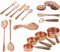 Pomeroy Besteck-Set, Ons, Kupfer, Teak