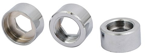 sourcing map 3stk. M18 auf M24 Innengewinde Wasserhahn Hahnanschluss Adapter Verbinder