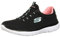 Skechers Femme Summits Top Player Fashion-sneakers, White Silver, 36 EU