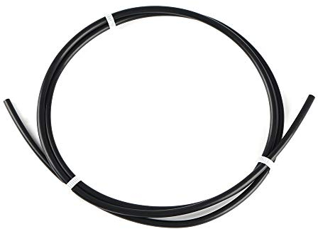 3D Drucker Teflonrohr für Hotend Extruderdüse, BCZAMD 1 Meter PTFE 1,75 mm Filament ID 1,9 mm AD 4 mm TL-Feeder Hotend für Printer Reprap Prus Ender 5 CR10 Mega i3 Kossel Wanhao Rostock - Schwarz