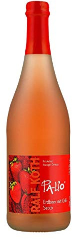 Palio - Erdbeer mit Chili Secco 0,75l - Fruchtiger Erdbeer Perlwein - Prämiert aus Deutschland