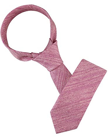 Allegra K Corbata ajustada formal de color sólido para hombre, morado claro, Taille unique