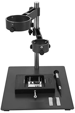 Hot Air Gun Stand, Air Gun Clamp Repair Platform Metal Two Brackets F204 BGA Special Fixture for Desktop Hand Held Heat Gun,Heat gun,hair dryer