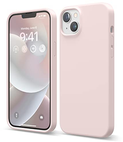 elago Liquid Silicone Case Compatible with iPhone 14 Plus Case (6.7), Premium Silicone, Full Body Protection - 4 Layer Shockproof Phone Cover, Anti-Scratch Soft Microfiber Lining (Lovely Pink)