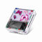 XINNI Cover per Samsung Galaxy Z Flip 4 Custodia, PC Trasparente Farfalle Back Case, Viola