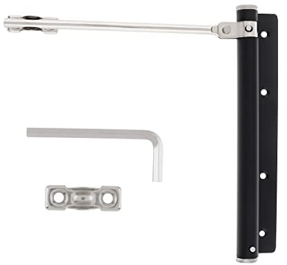 HOJLKLD Ferme Porte Automatique, Réglable Fermeture Porte à Ressort Acier Inoxydable avec Vis pour Portes D'intérieur, Portes de Chambres, Bureaux