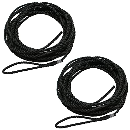 AC30-2 Extension Ladder Rope Replacement Compatible with Werner Extension Ladders, Rope Ladder Replacement for Werner AC30-2 All Extension Ladders Up to 40 Foot with Single Pulley - 2 Pack