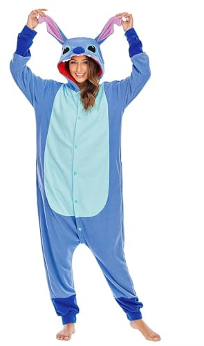 BGOKTA Pyjama Animaux Unisexe Cosplay Halloween Déguisement Adulte Costume Animal Pyjamas Combinaison