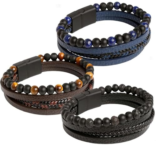 KEVGNRO VolcanicX Wellness & Relief Armband, VolcanicX Wechseljahre Armband Zum Abnehmen VolcanicX Wechseljahre Armband Naturstein Obsidian Menopause Gewichtsverlust für Frauen Männer