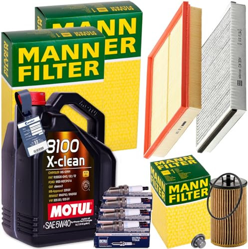 Inspektionspaket + 5L 5W-40 Öl passend für Astra G/H ab 19MA9235