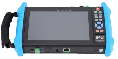 IPC-9800 Pro+ 7-Zoll-Touchscreen IP-CCTV-Tester 4K H.265 TVI CVI AHD Analog mit Rapid Video Multimeter TDR HDMI AC 100-240V EU-Stecker