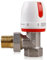 Thermostat de chauffage, en forme d'angle, blanc, robinet de radiateur, matériau en laiton, tête thermostatique, régulateur de chauffage - Régulateur automatique de la température (tête thermostatique