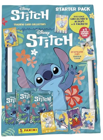 Panini Stitch Trading Cards Starter Pack (1 Ordner + 2 Hüllen + 1 Karte Limited Edition), 005153SPAFGD
