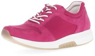 Gabor Damen Low-Top Sneaker, Frauen Halbschuhe,Laufschuhe,Freizeit,sportlich,straßenschuhe,Strassenschuhe,Sportschuhe,Fuxia,39 EU / 6 UK