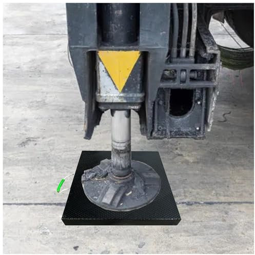 Kranfüße Pads, RVs Jack Blocks Pads Stabilisierende Kran-Ausleger-Pads, Anhänger-Nivellierpads mit einfach zu greifendem Griff, Wrecker-Fahrwerk-Hochleistungs-Stützpad(B,60x60x7cm/23.6x23.6x2.8in)
