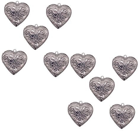HAWILLOSCH Herzförmige Foto Rahmen Anhänger Halskette Edelstahl Schmuck Für Valentinstag Liebe Kette Für Damen Und Herren Clavicle Chain Pendants