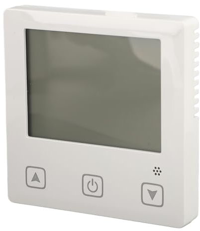 Thermostat de pièce intelligent, chauffage électrique, thermostat numérique intelligent 25 A avec matériau ABS, écran LCD clair, fonction mémoire pour la maison, systèmes CVC