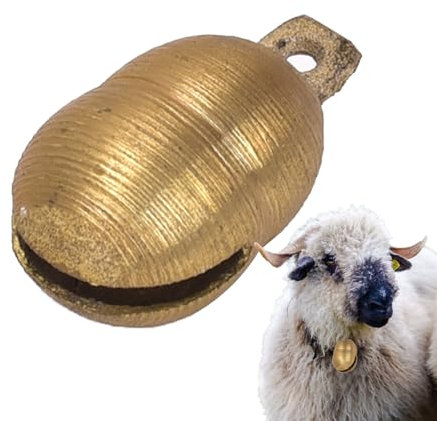 Piccole campane di mucca, campana di capra,Campana di rame al pascolo per di mucca - Campanelli per cani, campanelli anti-smarrimento, ornamenti per campanelli per mucche, campanelli per