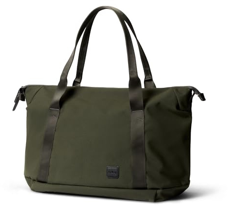 Bellroy Classic Getaway Bag, 15-inch Weekend Travel Tote Bag - Olive | Weekend travel tote bag with internal organization and a rear sleeve for a 15-inch laptop in a case