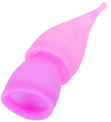 ifundom Coppette Ciclo Mestruale in Silicone 30ml 2 Pezzi per Donne Antiperdita senza Sbiadimento per Dormire e Escursioni Colore Casuale
