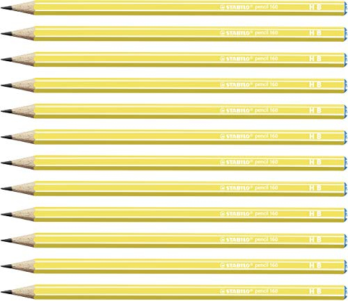 STABILO - Bleistift - pencil 160 in gelb - 12er Pack - Härtegrad HB
