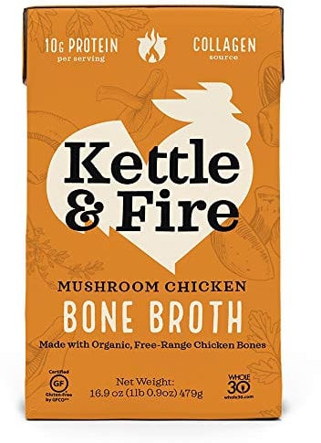 Kettle & Fire Bone Broth Mushroom Chicken - 16.2 fl. oz.