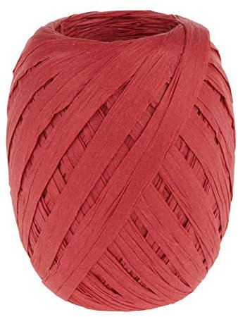 Pattberg Raffia Band, Eiknäuel rot Geschenkband Dekoband