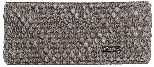 Eisglut Damen Stirnband Minal Merino Made in Germany, taupe