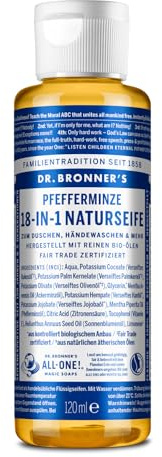 Dr.Bronner's 18-IN-1 Naturseife Pfefferminze, 120 ml