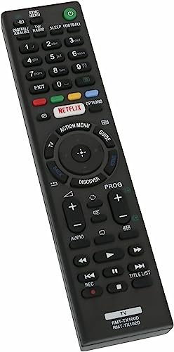 VINABTY RMT-TX102D Telecomando di ricambio per SONY KDL-48R550C KDL-40R453C KDL-49WD751BU KDL-48R553C KDL-32R403C KDL-32WD757 KDL-32R403CBU 32WD60 40WD653BU 43WD75 48WD653BU RMTTX102D Smart LED TV