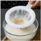 Kitchen Sieve Plastic Household Sieve Fine Mesh, 100/200/400 Mesh Filter Net with Handle Hook, Food Filter, for Seedless Jam, Flour, Yoghurt, Soy Milk Device 24 * 15cm (200 mesh)
