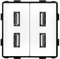 BSEED 2 USB Steckdose 4.8A Dual USB Power Outlet Weiß