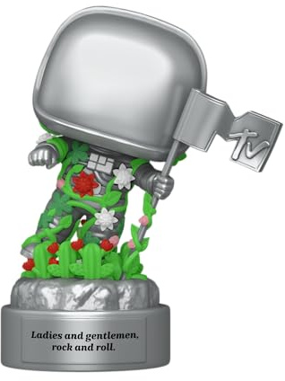 Funko POP! Ad Icons: MTV 40th - Moon Person - MTV Moon Man - Collectable Vinyl Figure - Gift Idea - Official Merchandise - Toys for Kids & Adults - TV Fans - Model Figure for Collectors and Display